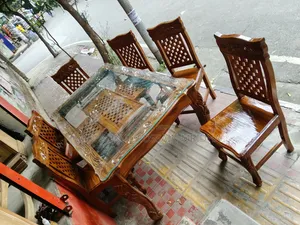 ডাইনিং টেবিল সেট ৬টি চেয়ারসহ