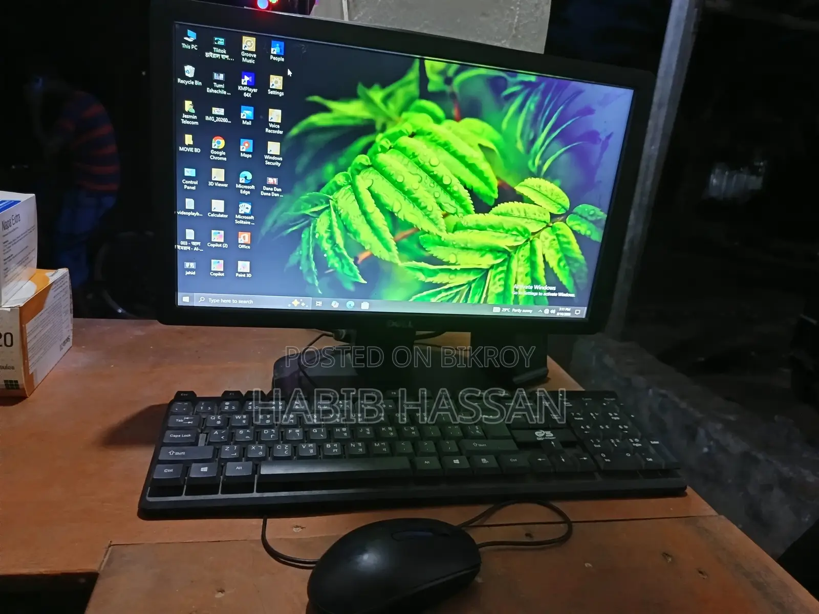Desktop Computer Gigabyte 4GB RAM Intel Core i3 SSD 128GB