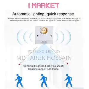 Motion Sensor Lamp – Automatic LED Motion Sensor Light