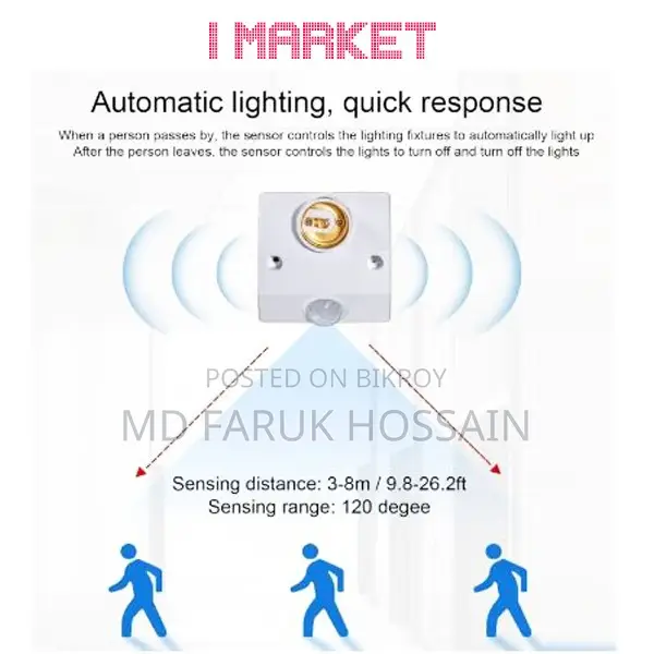 Motion Sensor Lamp – Automatic LED Motion Sensor Light