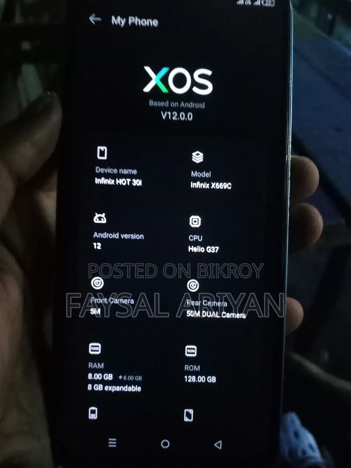 Infinix Hot 30i 128 GB Blue
