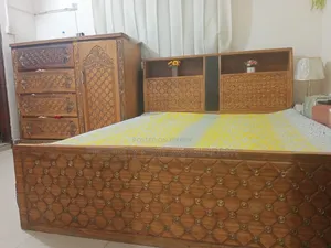 Bed and Wardrobe
