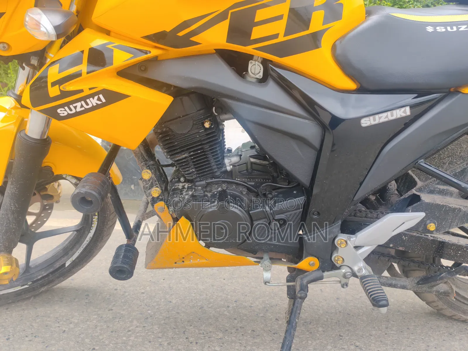 Suzuki Gixxer 2025 Yellow