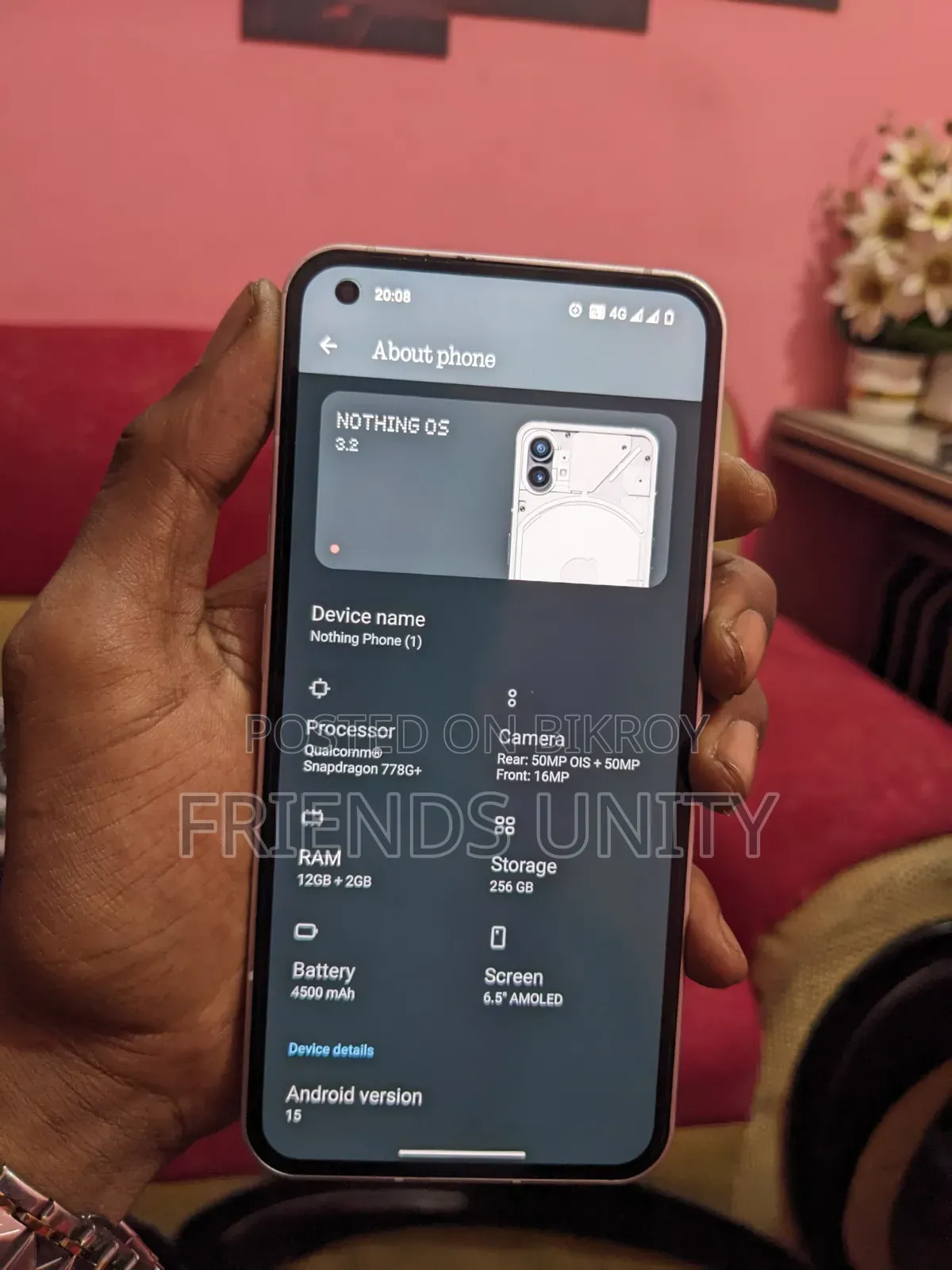 নাথিং ফোন ১ ২৫৬ জিবি হোয়াইট