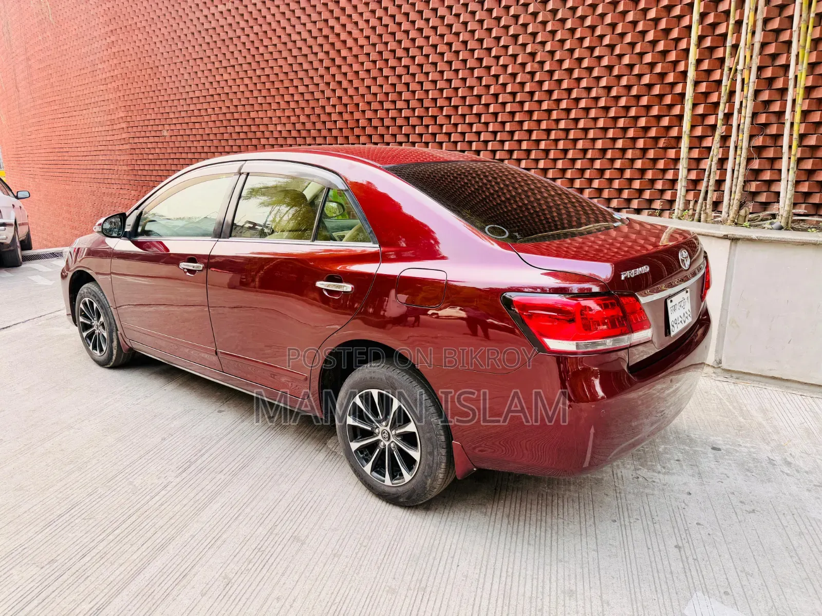 নিউ টয়োটা প্রিমিও ২০২১ মেরুন