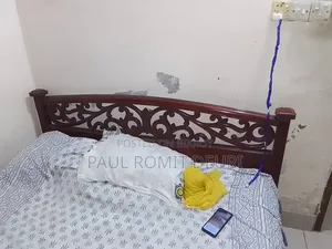 Akter Double Wooden Bed