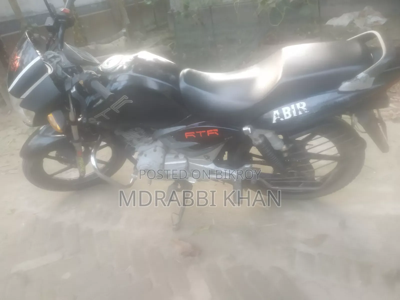 টিভিএস অ্যাপাচি আরটিআর ১৬০ ২ভি ২০০৭ ব্ল্যাক