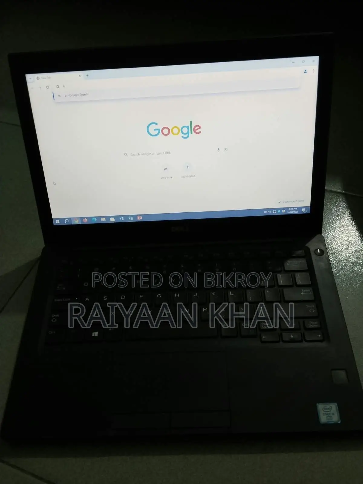 ল্যাপটপ ডেল ল্যাটিটিউড ৭২৮০ ৮জিবি ইন্টেল কোর আই৫ এসএসডি ২৫৬জিবি