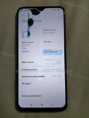 Xiaomi Redmi 9 Power 128 GB Red