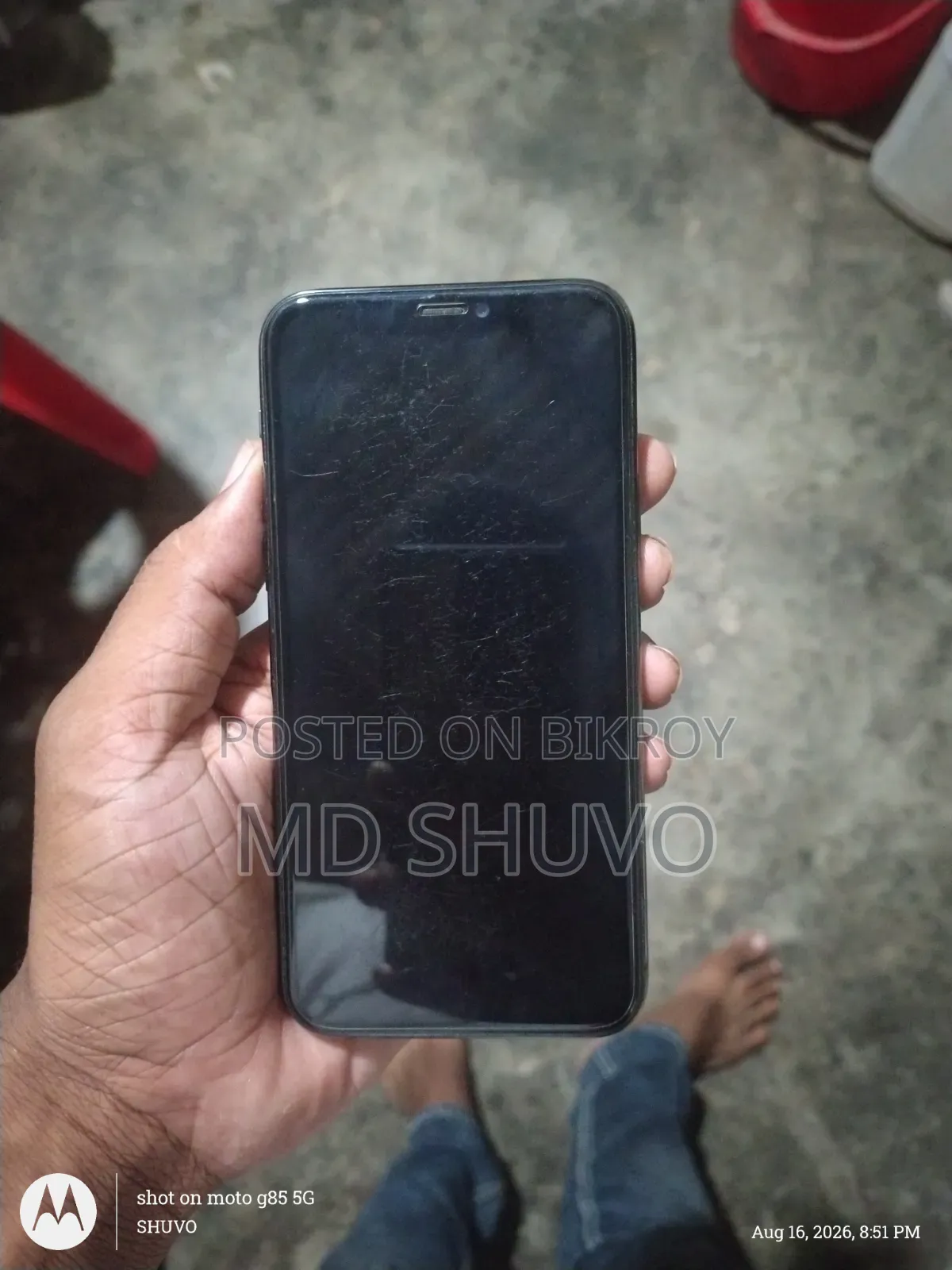 অ্যাপল আইফোন ১১ প্রো ২৫৬ জিবি কালো