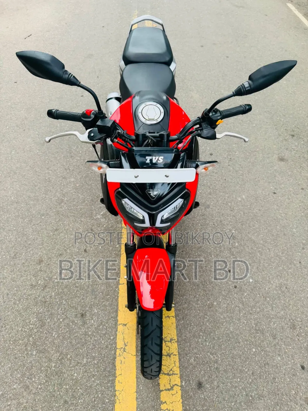 TVS Raider 125 2024 Red