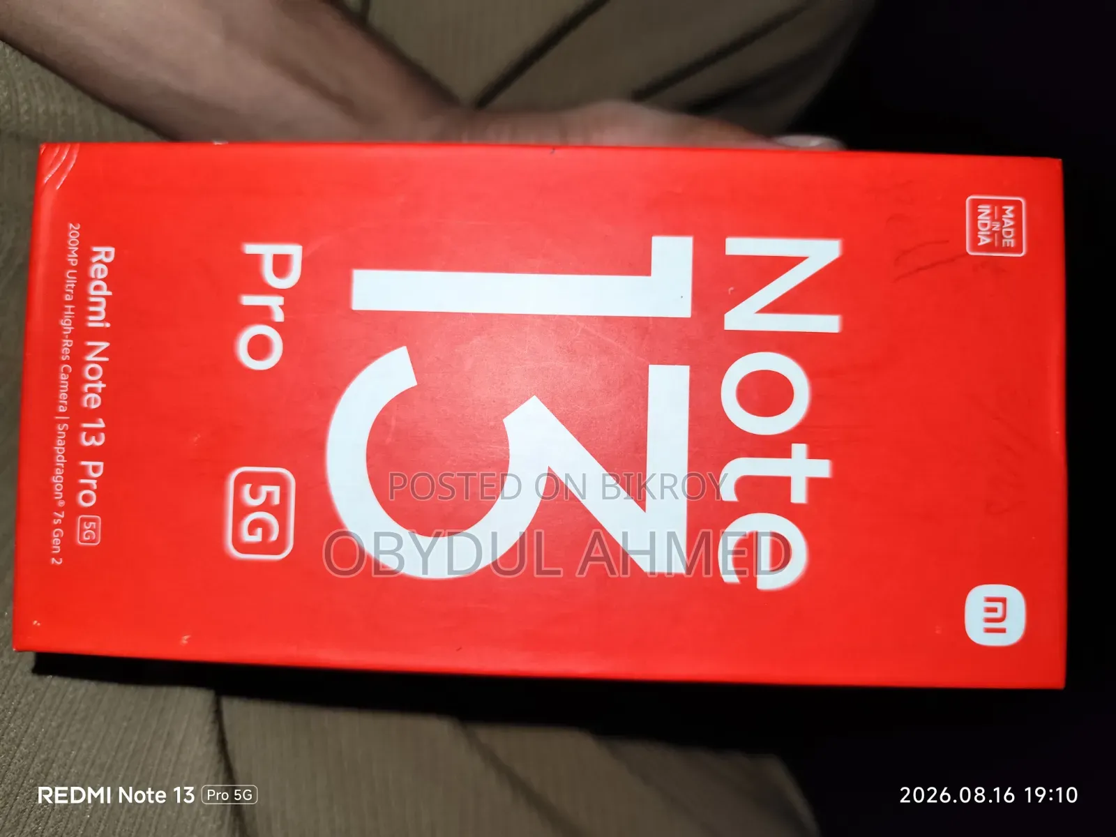 Xiaomi Redmi Note 13 Pro 5G 128 GB Red
