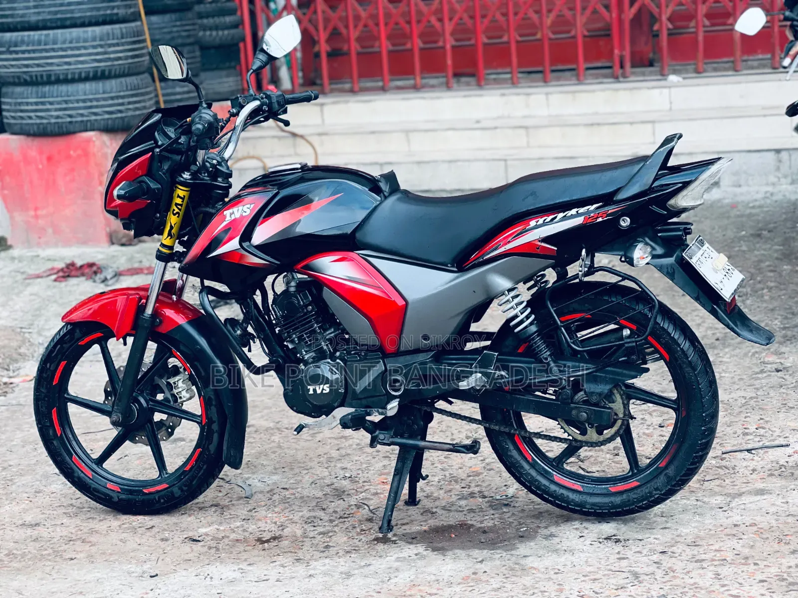 TVS Stryker 125 2018 Red