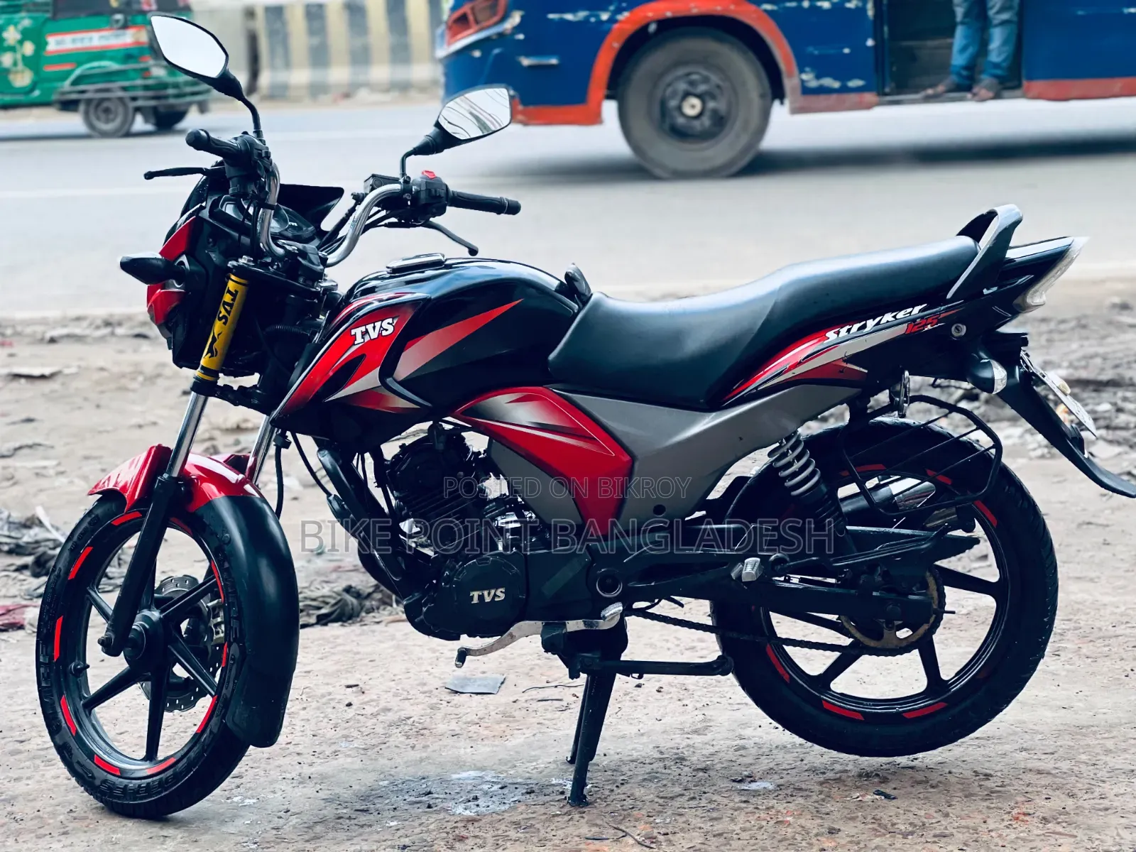 TVS Stryker 125 2018 Red