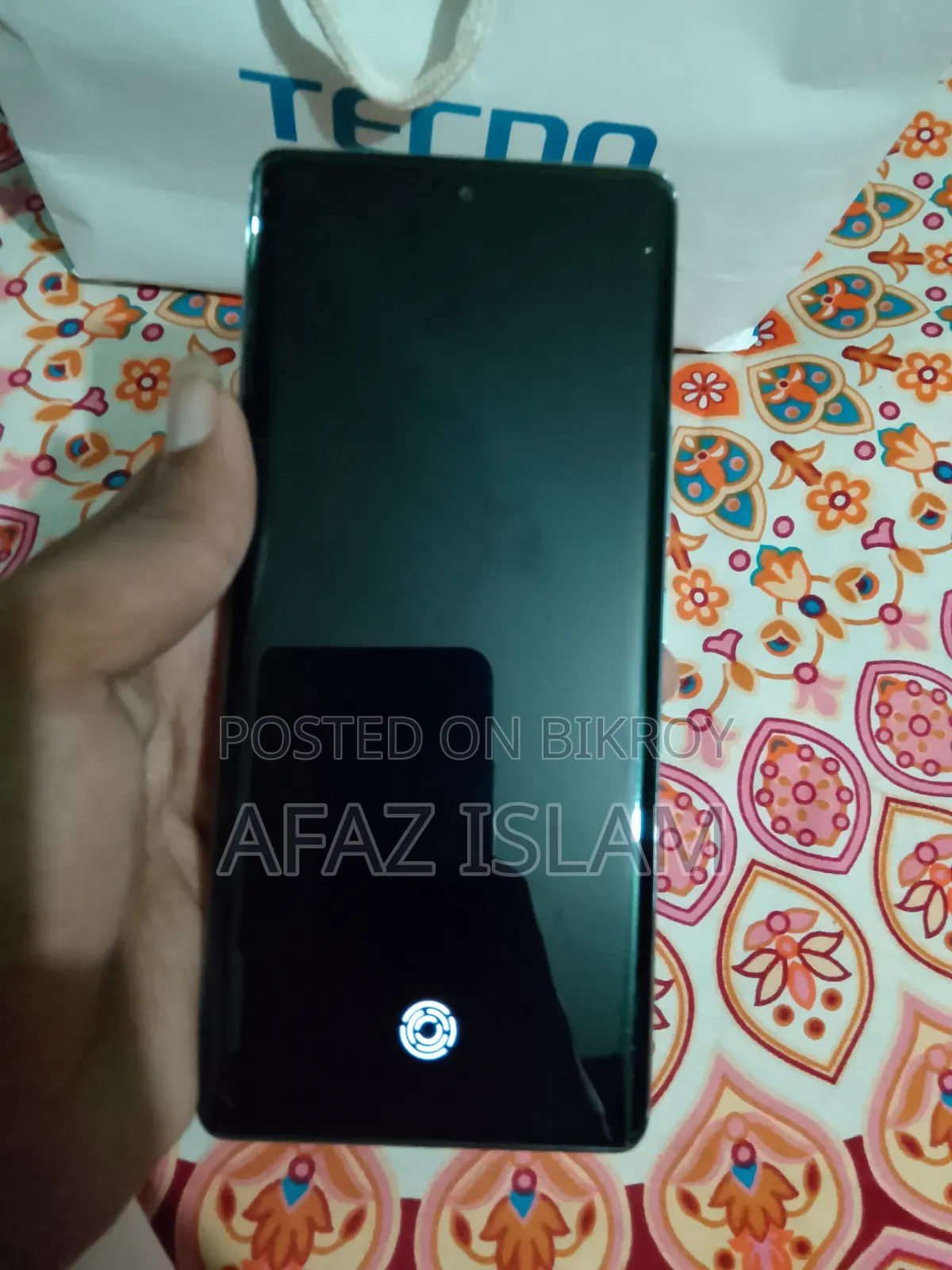 নতুন টেকনো পোভা কার্ভ ২৫৬ জিবি সিলভার