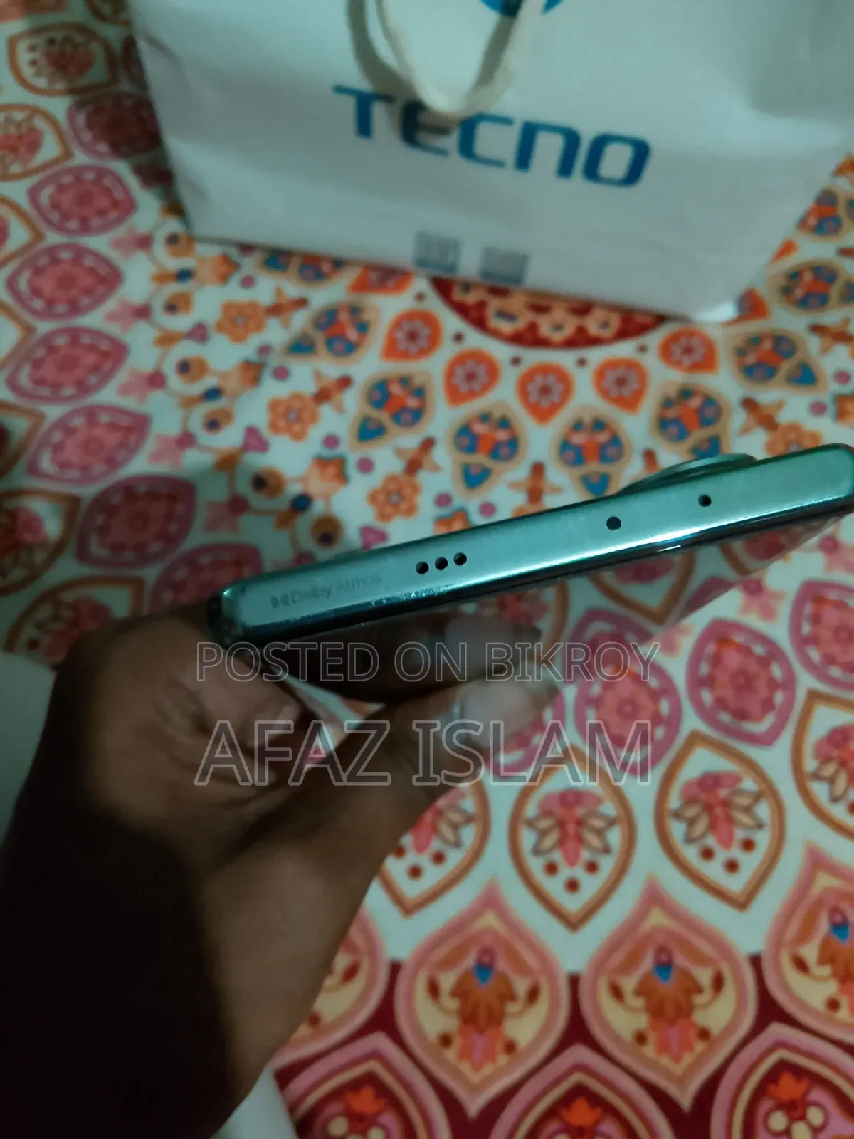 নতুন টেকনো পোভা কার্ভ ২৫৬ জিবি সিলভার