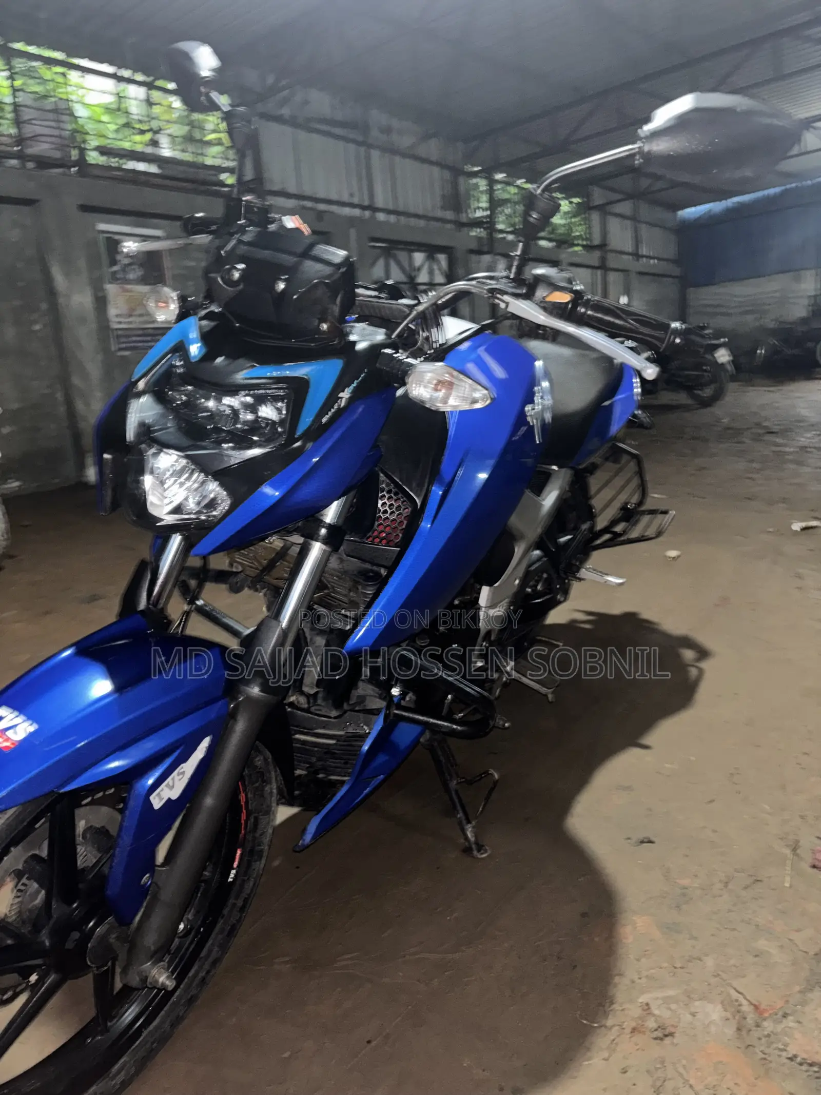 টিভিএস আপাচে আরটিআর ১৬০ ৪ভি ২০২২ ব্লু