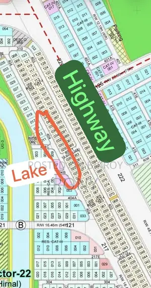 Plot for sale in Purbachal. Sector 22 Road 404 Category:- Job Holder