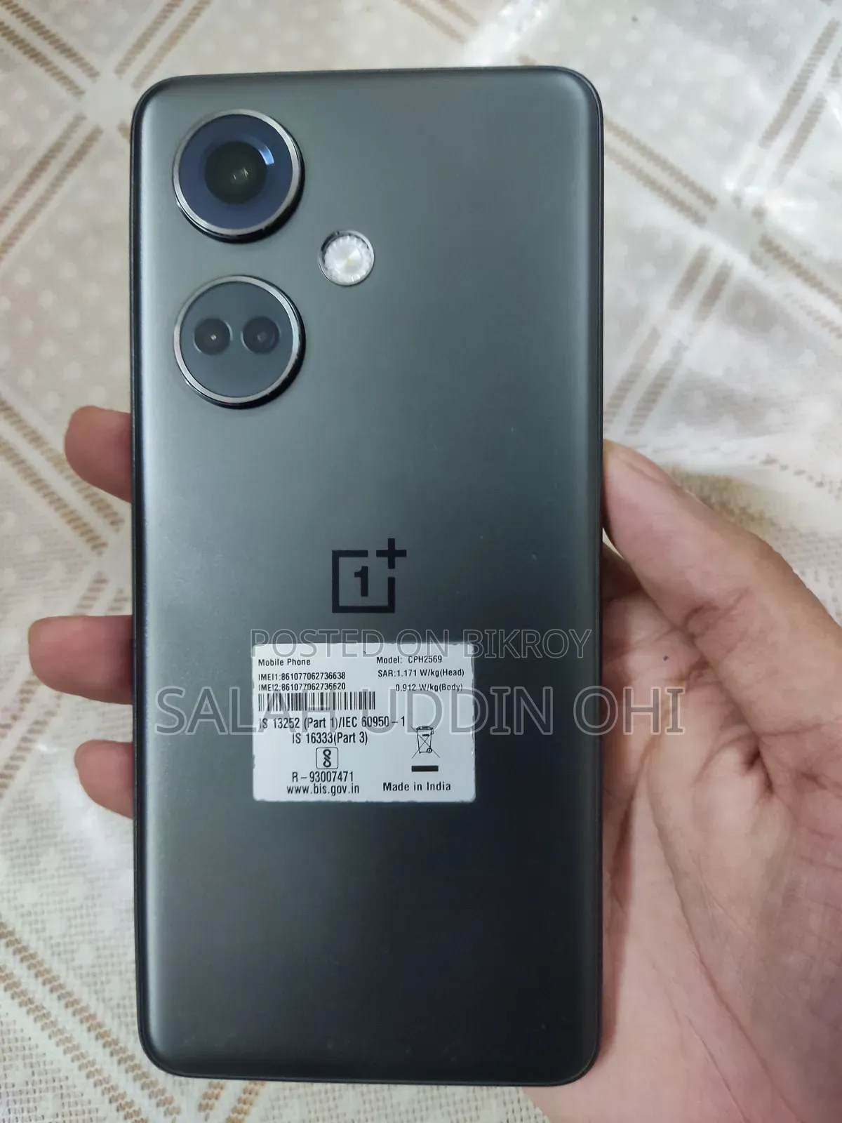 OnePlus Nord CE3 128 GB Gray