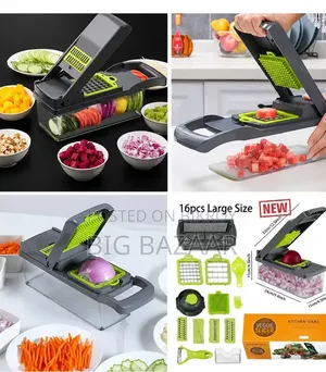 16 PCS Multifunctional Vegetable Chopper Slicer