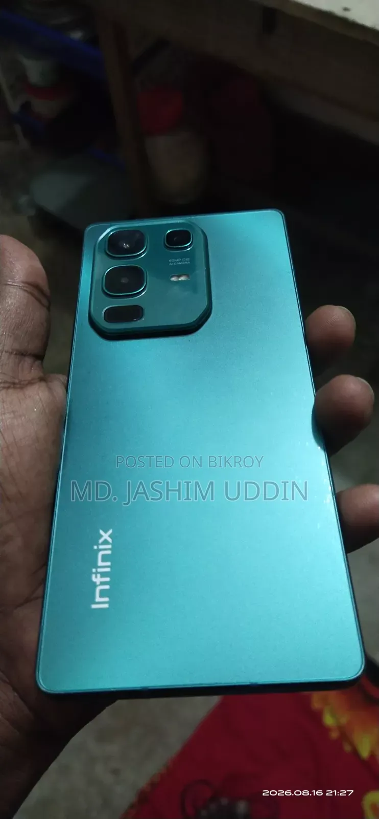 ইনফিনিক্স নোট ৫০ ৪জি ২৫৬ জিবি ব্লু
