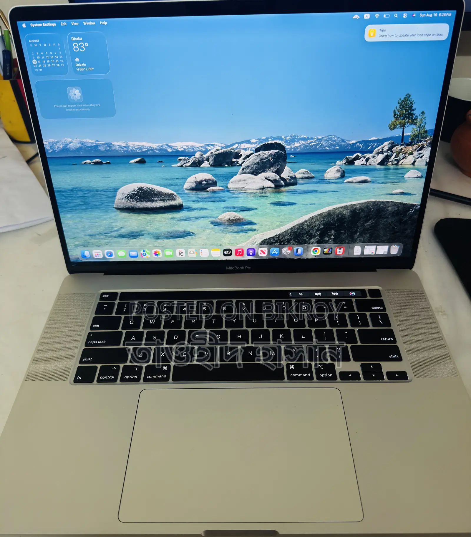 Laptop Apple MacBook Pro 2019 16GB Intel Core i7 SSD 512GB