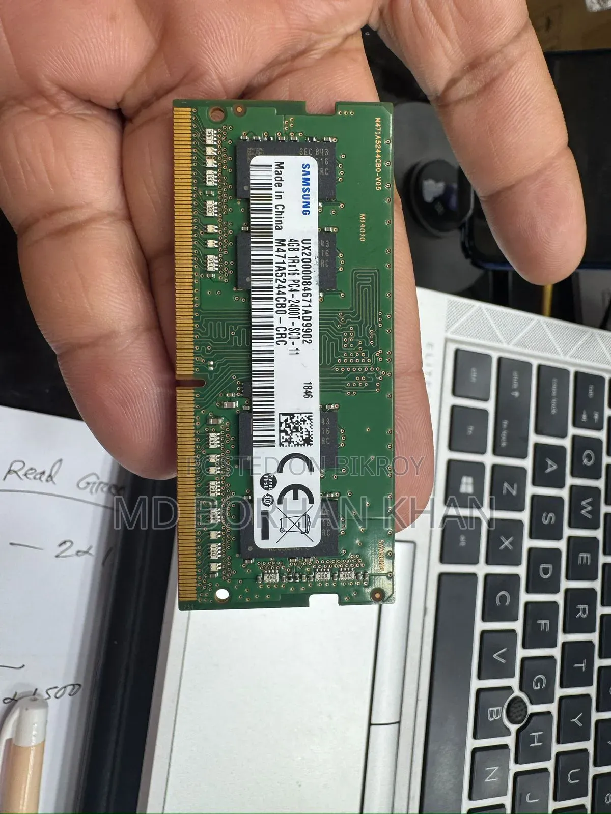 Samsung 4GB 2400MHz DDR4 Laptop RAM