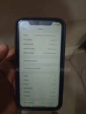 অ্যাপল আইফোন এক্সআর ৬৪ জিবি ব্ল্যাক