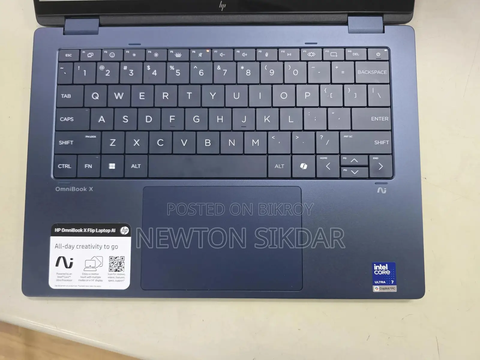 New Laptop HP OmniBook X Flip 14" 16GB Intel Core Ultra 7 SSD 1T