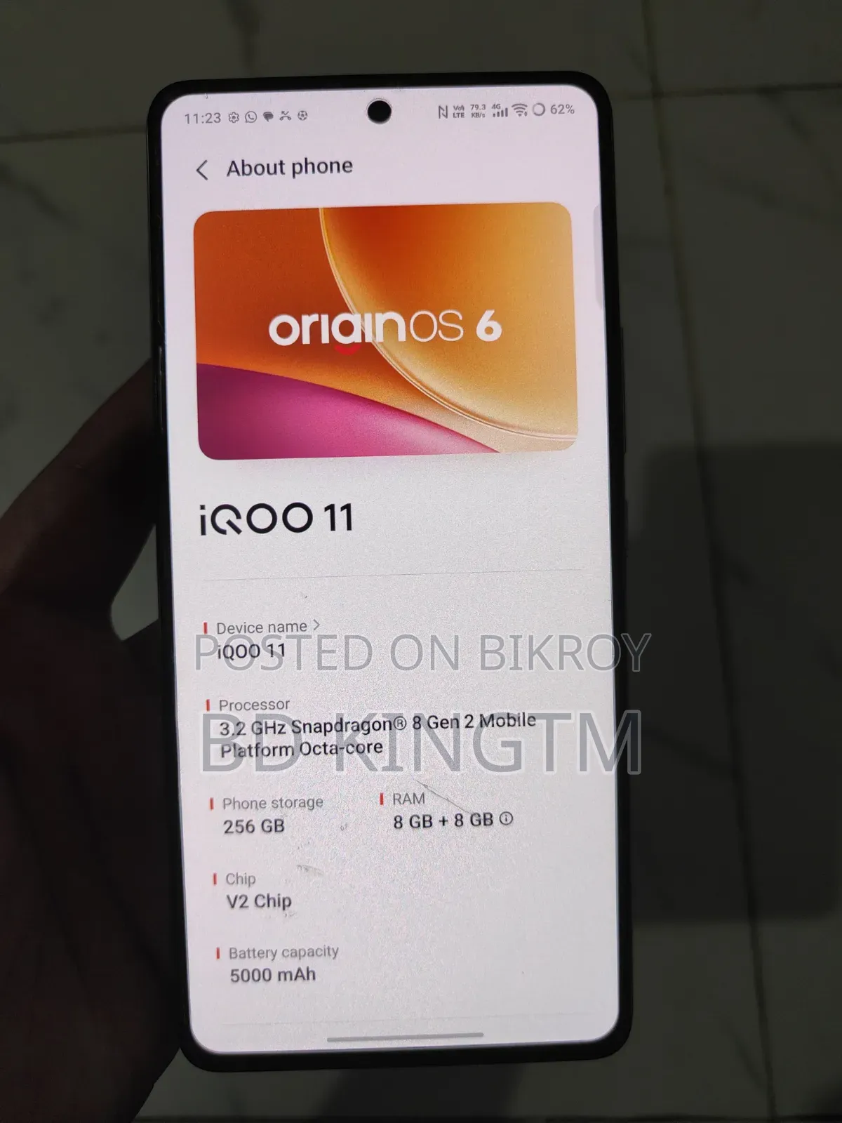 Vivo iQOO 11 256 GB White