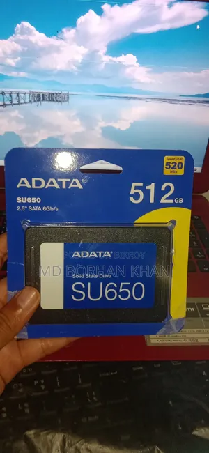 ADATA SU650 512GB 2.5 Inch SATAIII SSD #ASU650SS-512GT-R