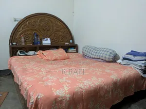 ( সেগুন গাছ )শেগুন কাঠের খাট 6×7.