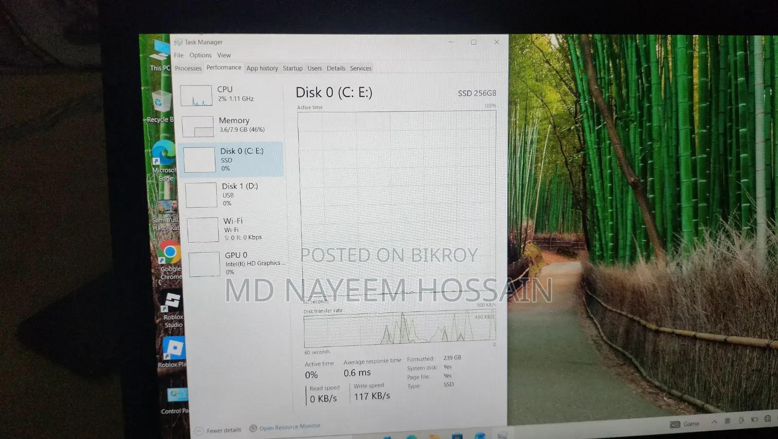Laptop Dell Latitude 5289 8GB Intel Core I5 SSD 256GB