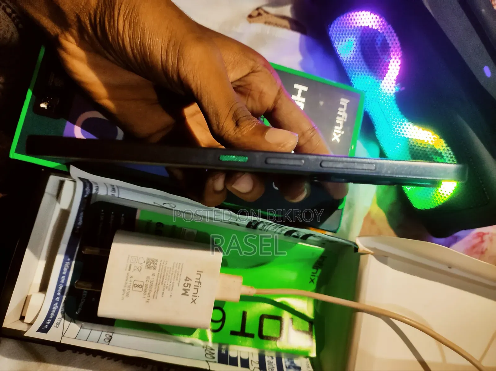 Infinix Hot 60 Pro 128 GB ব্ল্যাক