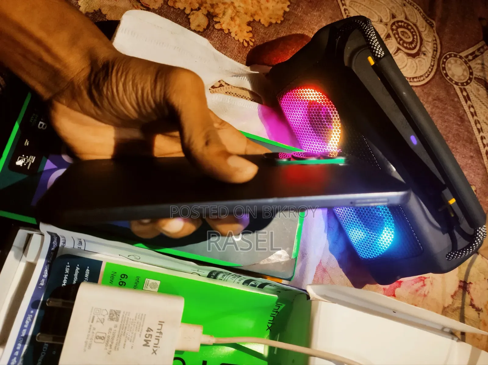 Infinix Hot 60 Pro 128 GB ব্ল্যাক