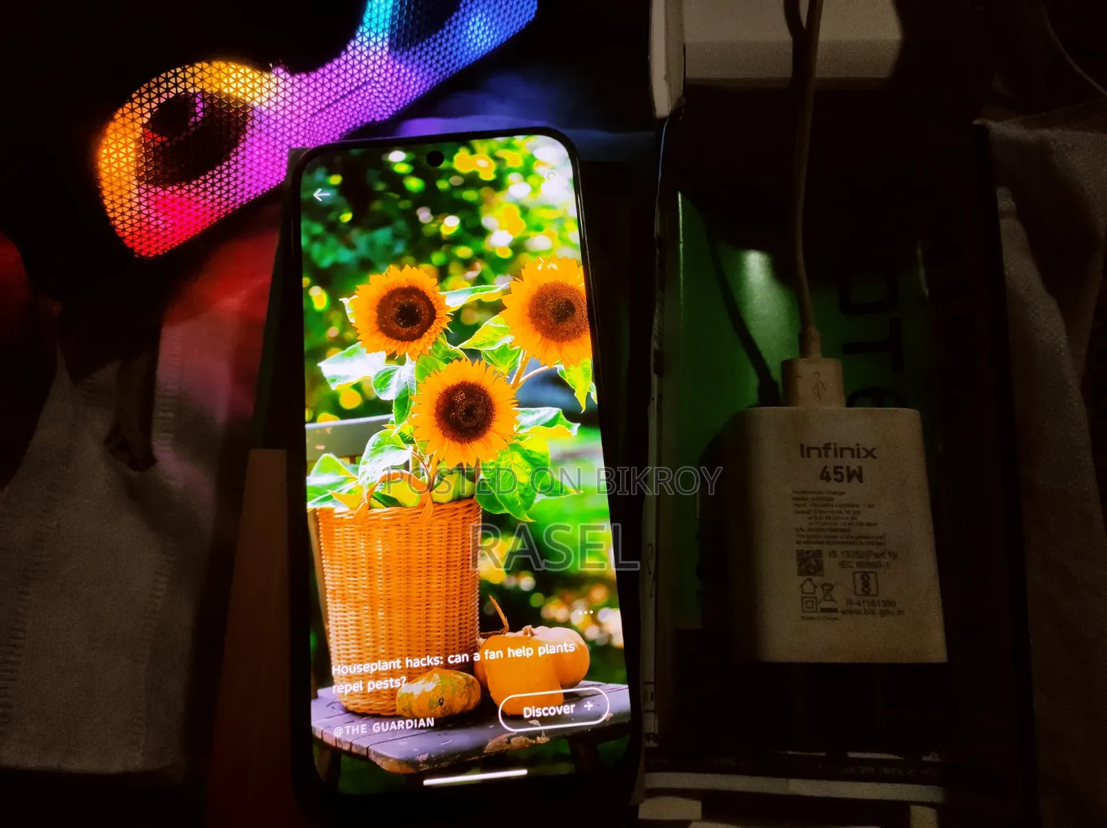Infinix Hot 60 Pro 128 GB ব্ল্যাক