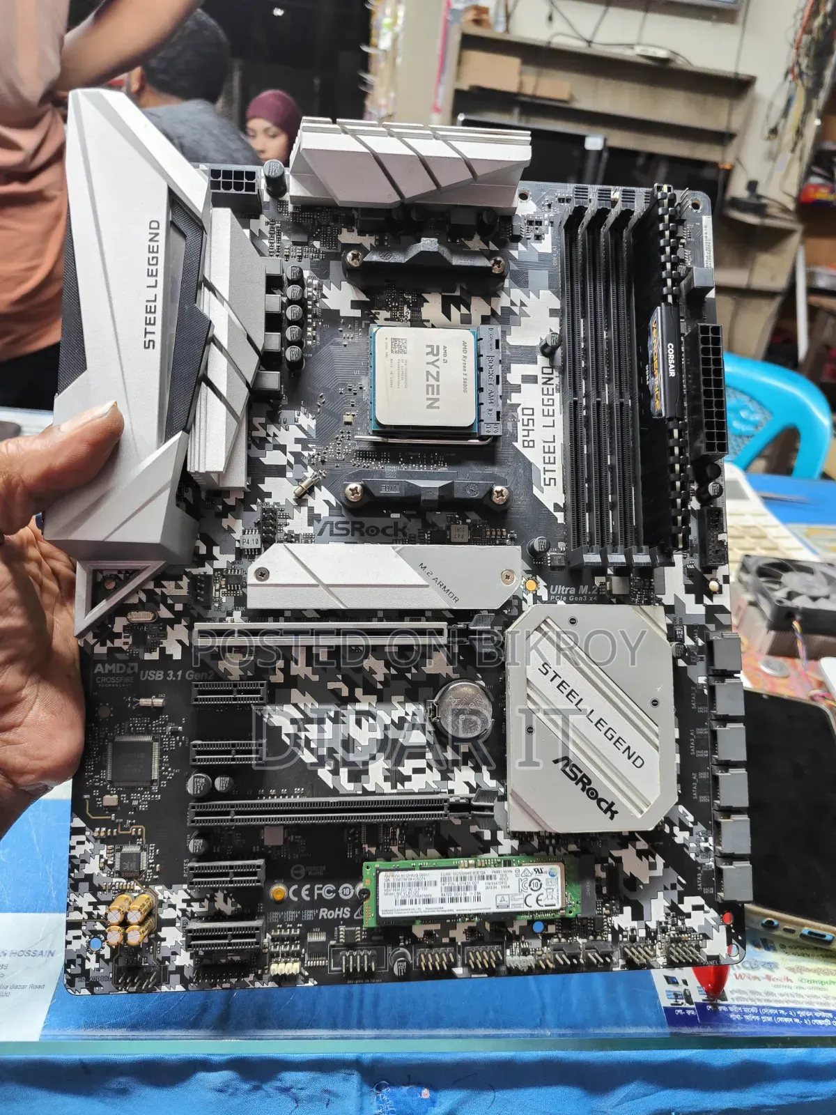 ASRock B450 STEEL LEGEND — Great Condition!