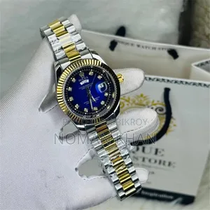 Rolex Luxurious Stylish Stone Watch for Men