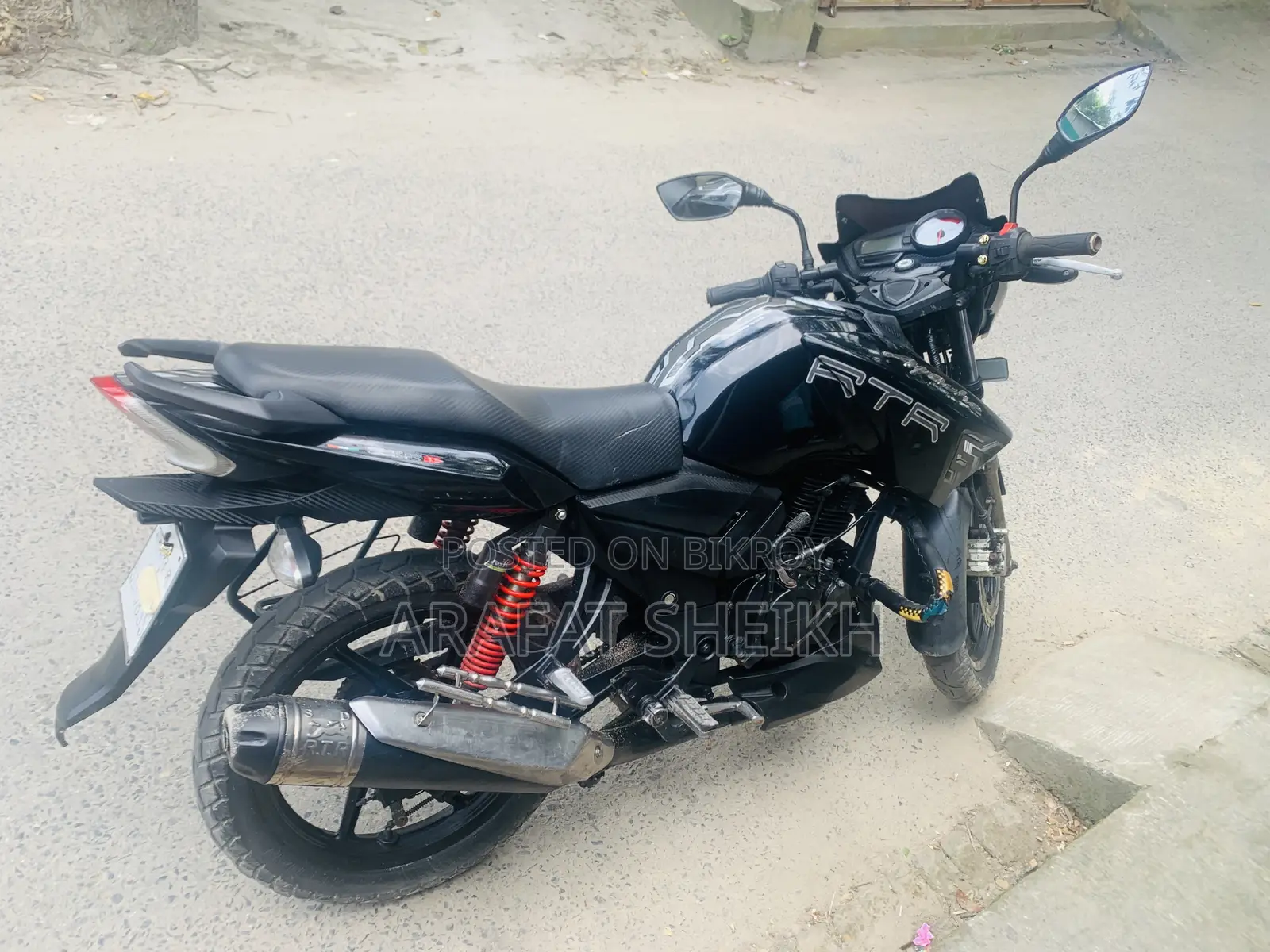 TVS Apache RTR 160 2V 2018 Black