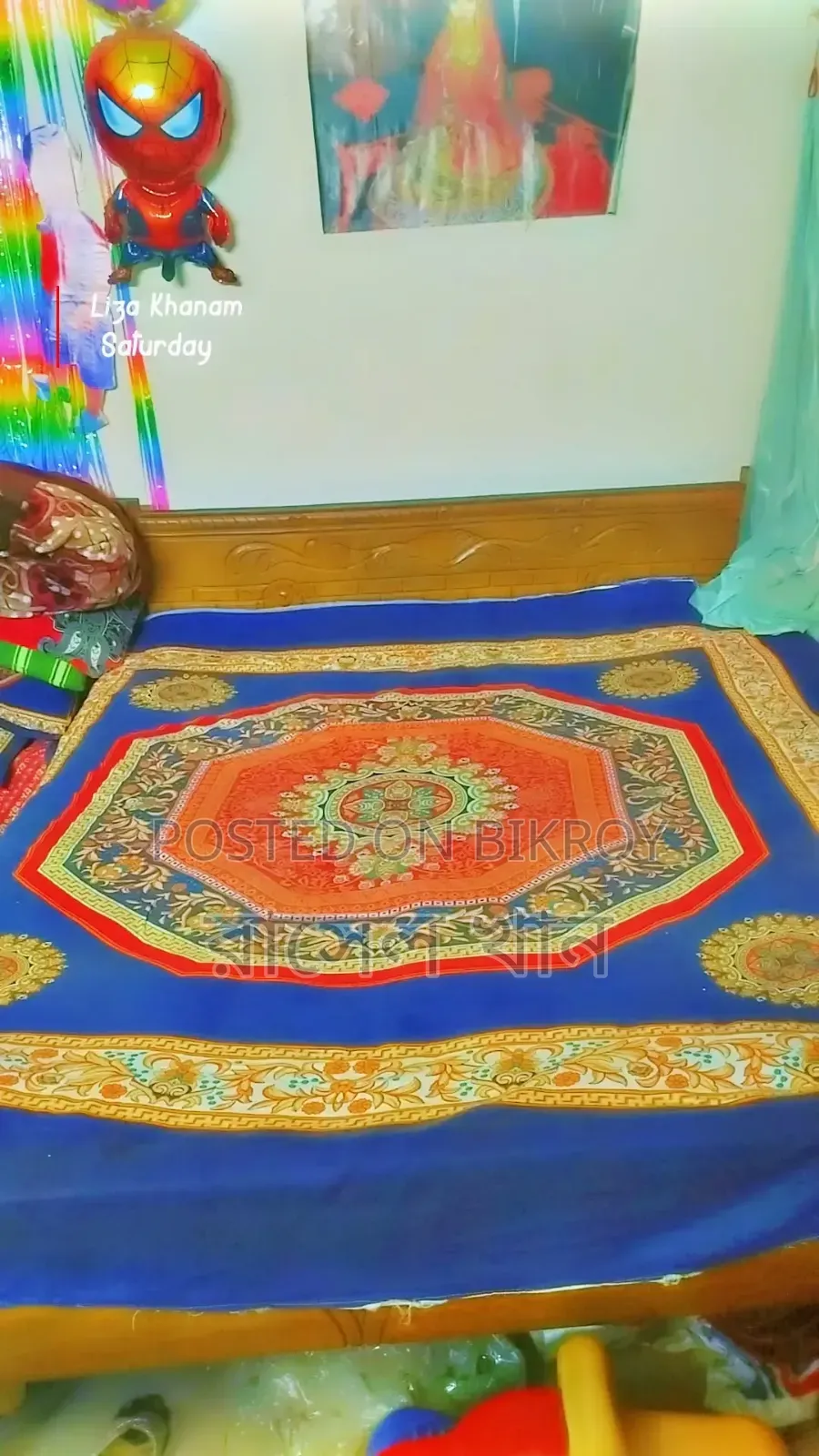 Akashmoni Wooden Bed Like New (New Condition Bed)