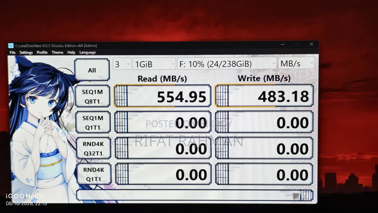 TRM S100 256gb Sata SSD for Sale!