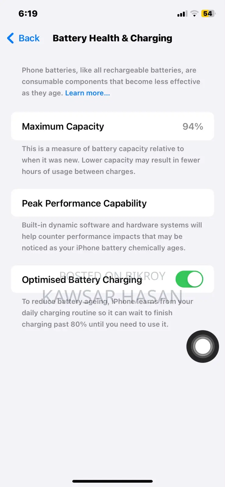 Apple iPhone 11 128 GB Black