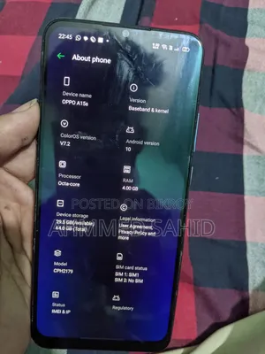 Oppo A15s 64 GB Blue