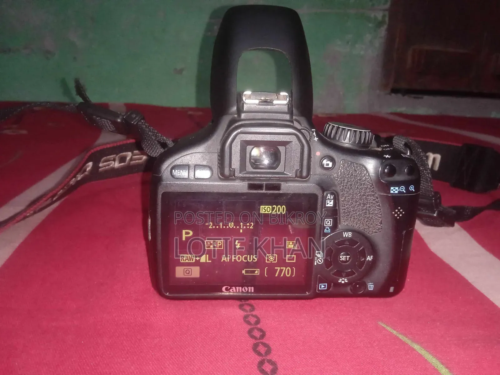 Canon 550D Camera for Sale is Super Fresh