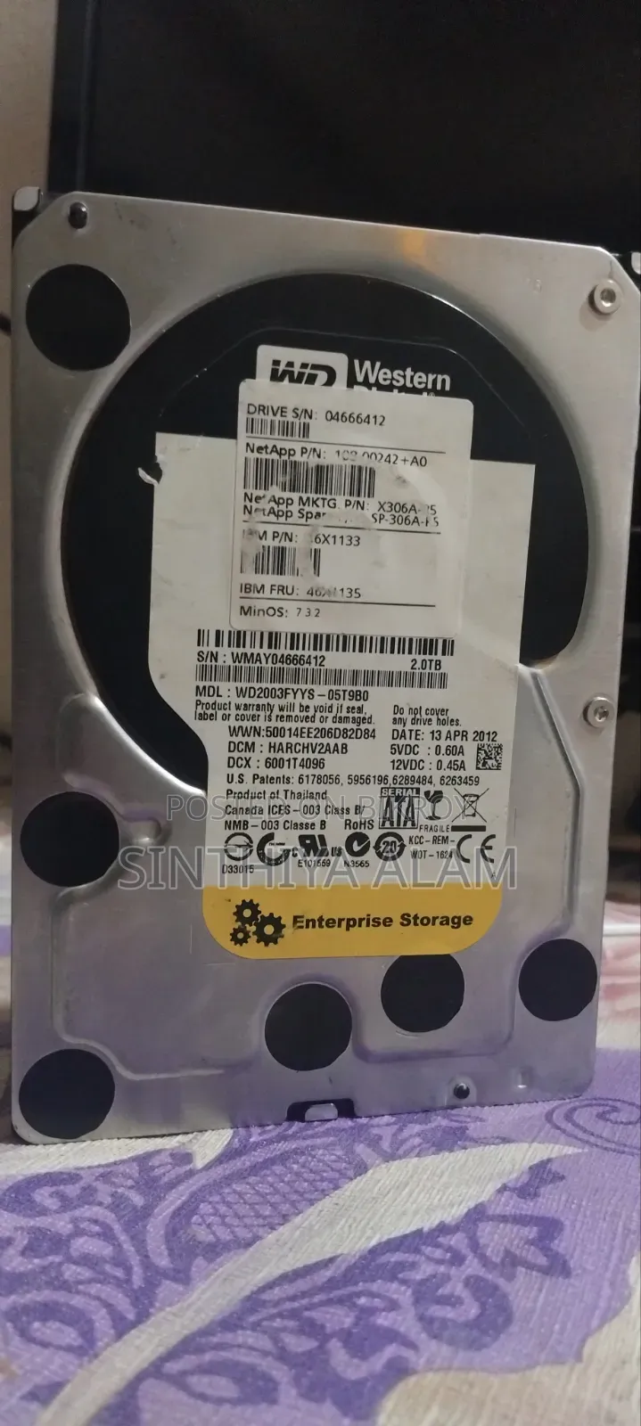 WD 2000GB HDD