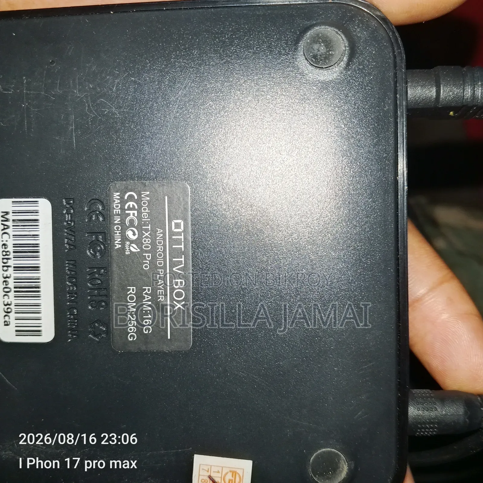 Tx 80 Pro Android TV Box