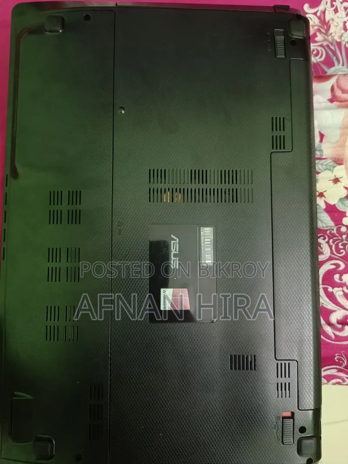 ল্যাপটপ আসুস কে৫৫ডিআর ৮জিবি এএমডি এ৮ এইচডিডি+এসএসডি ৫১২জিবি