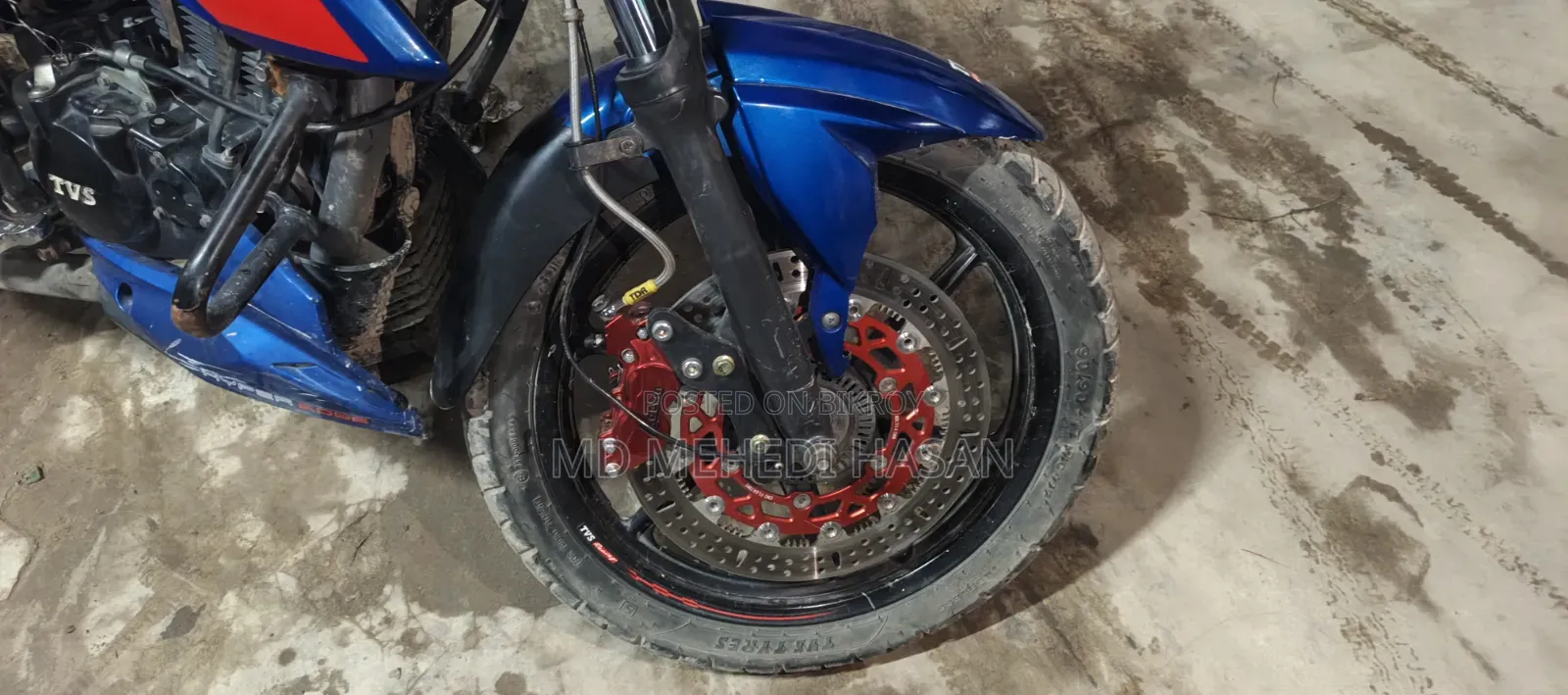TVS Apache RTR 160 4V 2021 Blue