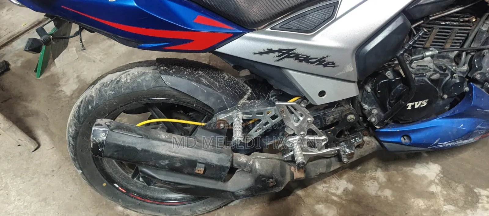 TVS Apache RTR 160 4V 2021 Blue
