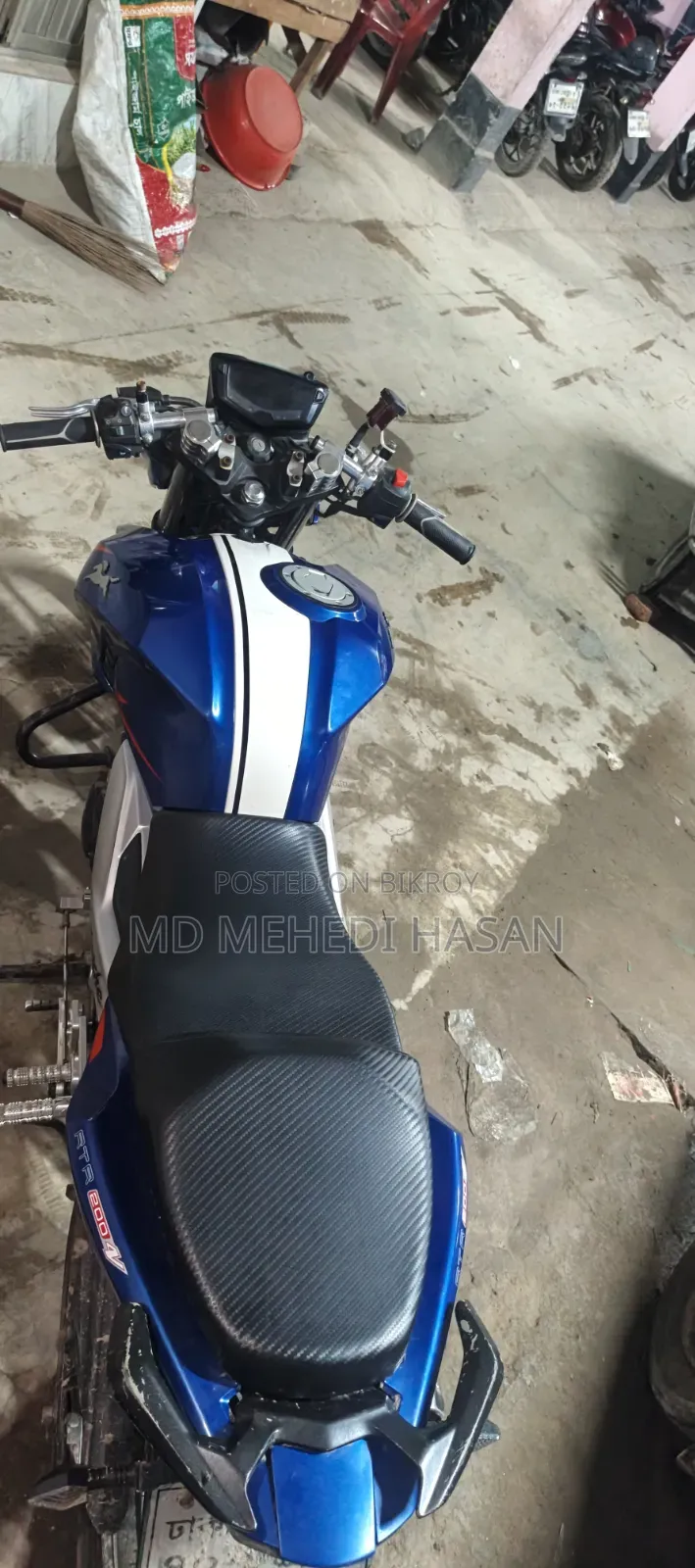 TVS Apache RTR 160 4V 2021 Blue